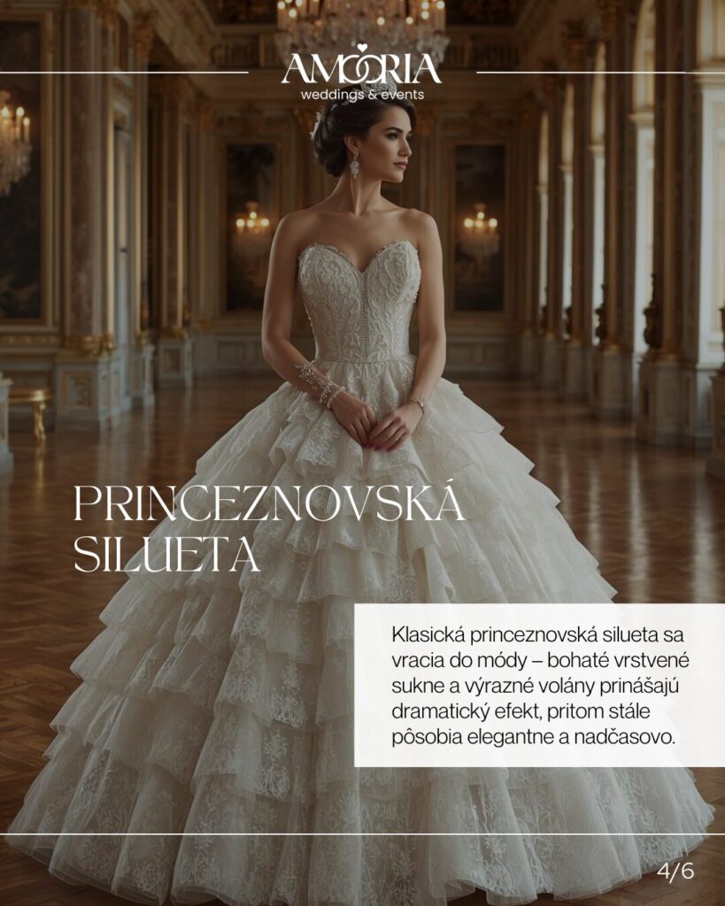 Trendy svadobných šiat 2026 | Elegantné svadobné šaty – AMORIA